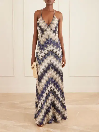 Missoni Striped Metallic Crochet-knit Maxi Dress | Thumbnail 2 Missoni Striped Metallic Crochet-knit Maxi Dress | Thumbnail 2