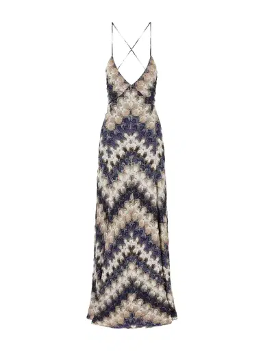 Missoni Striped Metallic Crochet-knit Maxi Dress | Thumbnail 1 Missoni Striped Metallic Crochet-knit Maxi Dress | Thumbnail 1
