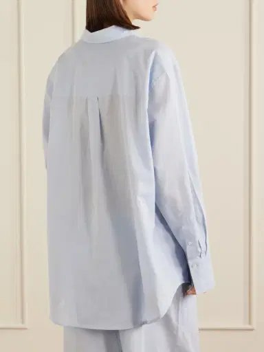 TOTEME Cotton And Linen-blend Shirt | Thumbnail 4 TOTEME Cotton And Linen-blend Shirt | Thumbnail 4