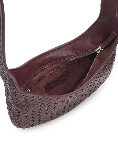 Bottega Veneta Men's Veneto Small Intrecciato Leather Crossbody Bag | Thumbnail 4 Bottega Veneta Men's Veneto Small Intrecciato Leather Crossbody Bag | Thumbnail 4