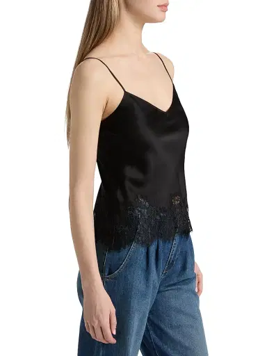 Nili Lotan Women's Nadine Silk Cami Top | Thumbnail 4 Nili Lotan Women's Nadine Silk Cami Top | Thumbnail 4