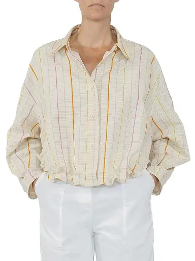 CALLAS MILANO Women's Lille Blouson Hem Shirt | Thumbnail 2 CALLAS MILANO Women's Lille Blouson Hem Shirt | Thumbnail 2