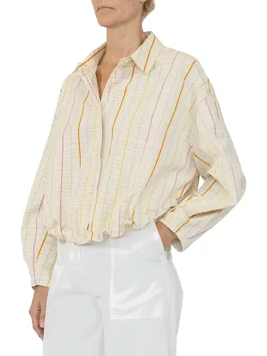 CALLAS MILANO Women's Lille Blouson Hem Shirt | Thumbnail 3 CALLAS MILANO Women's Lille Blouson Hem Shirt | Thumbnail 3