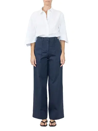 CALLAS MILANO Women's Sailor Wide Leg Pants - Navy - Size 12 | Thumbnail 2 CALLAS MILANO Women's Sailor Wide Leg Pants - Navy - Size 12 | Thumbnail 2