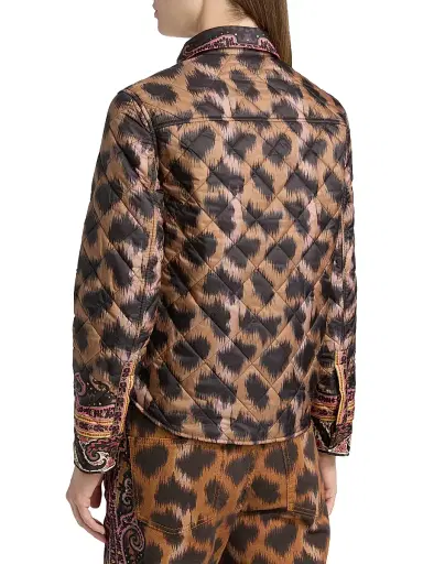 Etro Women's Quilted Leopard-Print Jacket - Stampa Moro | Thumbnail 5 Etro Women's Quilted Leopard-Print Jacket - Stampa Moro | Thumbnail 5