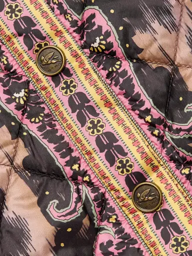 Etro Women's Quilted Leopard-Print Jacket - Stampa Moro | Thumbnail 7 Etro Women's Quilted Leopard-Print Jacket - Stampa Moro | Thumbnail 7
