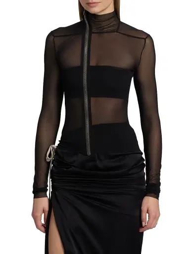 Rick Owens Women's Gary Knit Jacket - Black - Size 4 | Thumbnail 3 Rick Owens Women's Gary Knit Jacket - Black - Size 4 | Thumbnail 3