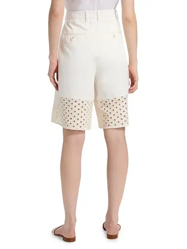 Marni Women's Sangallo Lace & Cotton Bermuda Shorts | Thumbnail 5 Marni Women's Sangallo Lace & Cotton Bermuda Shorts | Thumbnail 5