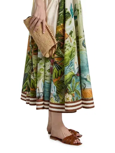 ALÉMAIS Women's Toucan Tango Printed Midi-Dress - Size 10 | Thumbnail 6 ALÉMAIS Women's Toucan Tango Printed Midi-Dress - Size 10 | Thumbnail 6