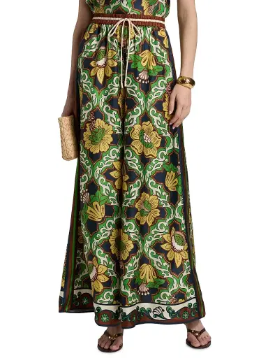 ALÉMAIS Women's Liana Silk Palazzo Pants | Thumbnail 3 ALÉMAIS Women's Liana Silk Palazzo Pants | Thumbnail 3