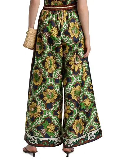 ALÉMAIS Women's Liana Silk Palazzo Pants | Thumbnail 5 ALÉMAIS Women's Liana Silk Palazzo Pants | Thumbnail 5