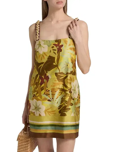 ALÉMAIS Women's Maxi Linen Beaded Minidress | Thumbnail 3 ALÉMAIS Women's Maxi Linen Beaded Minidress | Thumbnail 3