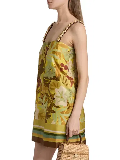 ALÉMAIS Women's Maxi Linen Beaded Minidress | Thumbnail 4 ALÉMAIS Women's Maxi Linen Beaded Minidress | Thumbnail 4