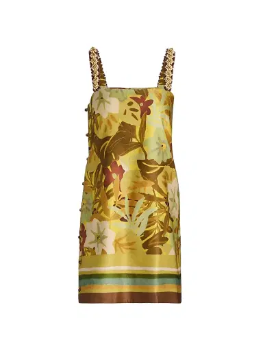 ALÉMAIS Women's Maxi Linen Beaded Minidress | Thumbnail 1 ALÉMAIS Women's Maxi Linen Beaded Minidress | Thumbnail 1