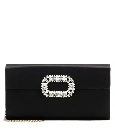 Roger Vivier Evening Envelope satin clutch | Thumbnail 1 Roger Vivier Evening Envelope satin clutch | Thumbnail 1