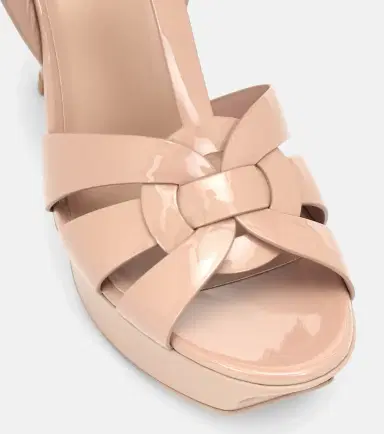 Saint Laurent Tribute 105 patent leather platform sandals | Thumbnail 5 Saint Laurent Tribute 105 patent leather platform sandals | Thumbnail 5