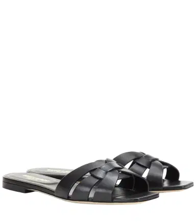 Saint Laurent Tribute Nu Pieds 05 leather sandals | Thumbnail 1 Saint Laurent Tribute Nu Pieds 05 leather sandals | Thumbnail 1