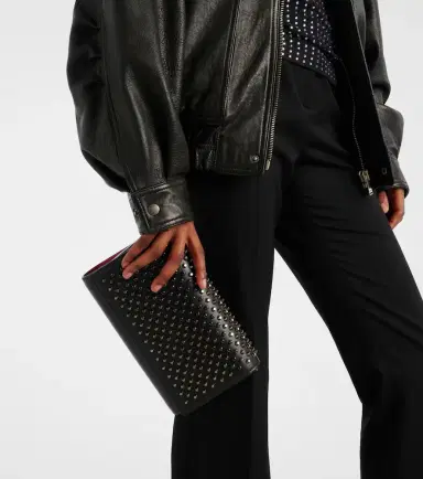 Christian Louboutin Paloma embellished leather clutch | Thumbnail 4 Christian Louboutin Paloma embellished leather clutch | Thumbnail 4