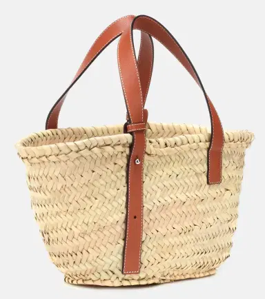 Loewe Small leather-trimmed basket tote | Thumbnail 3 Loewe Small leather-trimmed basket tote | Thumbnail 3