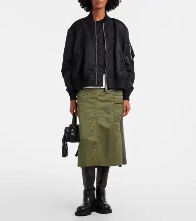Sacai Nylon bomber jacket | Thumbnail 6 Sacai Nylon bomber jacket | Thumbnail 6