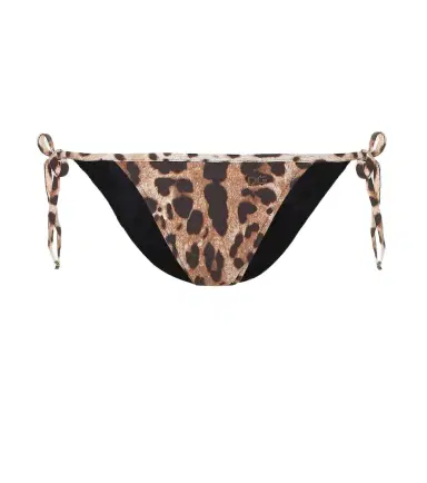 Dolce & Gabbana Leopard-printed bikini bottoms | Thumbnail 1 Dolce & Gabbana Leopard-printed bikini bottoms | Thumbnail 1
