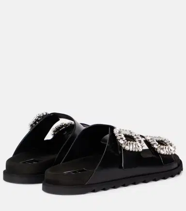 Roger Vivier Slidy Viv' leather sandals | Thumbnail 3 Roger Vivier Slidy Viv' leather sandals | Thumbnail 3
