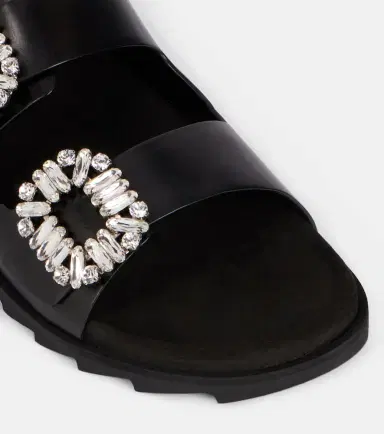 Roger Vivier Slidy Viv' leather sandals | Thumbnail 5 Roger Vivier Slidy Viv' leather sandals | Thumbnail 5