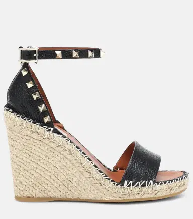 Valentino Garavani Rockstud leather wedge espadrilles | Thumbnail 4 Valentino Garavani Rockstud leather wedge espadrilles | Thumbnail 4