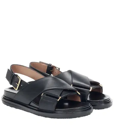 Marni Fussbett leather sandals | Thumbnail 1 Marni Fussbett leather sandals | Thumbnail 1
