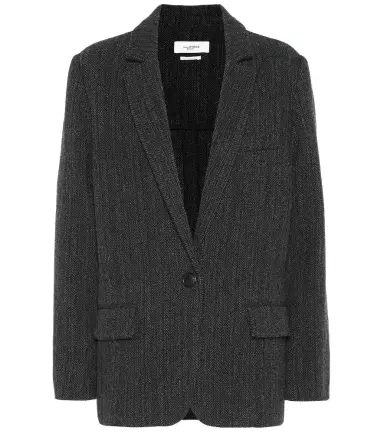 Marant Etoile Charly herringbone wool jacket | Thumbnail 1 Marant Etoile Charly herringbone wool jacket | Thumbnail 1