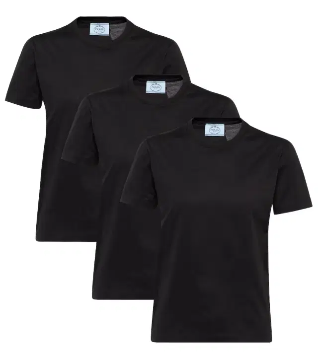 Pack of 3 cotton T-shirts Pack of 3 cotton T-shirts