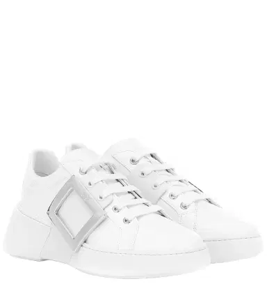 Roger Vivier Viv Skate leather sneakers | Thumbnail 1 Roger Vivier Viv Skate leather sneakers | Thumbnail 1