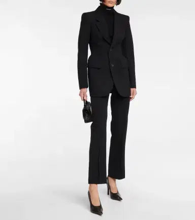 Balenciaga Hourglass virgin wool blazer | Thumbnail 3 Balenciaga Hourglass virgin wool blazer | Thumbnail 3