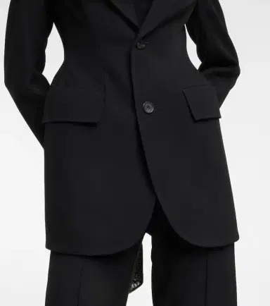 Balenciaga Hourglass virgin wool blazer | Thumbnail 4 Balenciaga Hourglass virgin wool blazer | Thumbnail 4