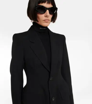 Balenciaga Hourglass virgin wool blazer | Thumbnail 5 Balenciaga Hourglass virgin wool blazer | Thumbnail 5