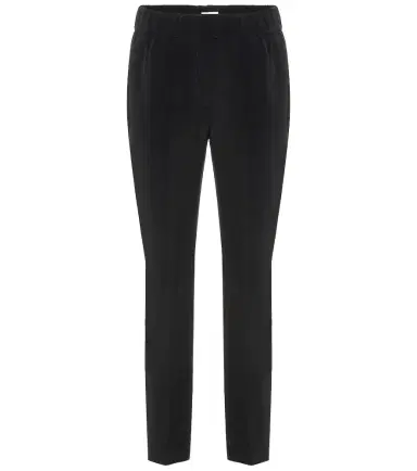 Brunello Cucinelli Silk-blend cropped pants | Thumbnail 1 Brunello Cucinelli Silk-blend cropped pants | Thumbnail 1