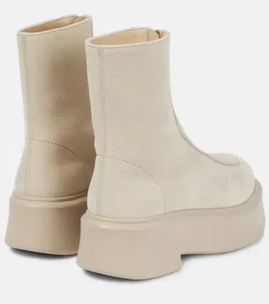 The Row Zipped 1 leather ankle boots | Thumbnail 4 The Row Zipped 1 leather ankle boots | Thumbnail 4
