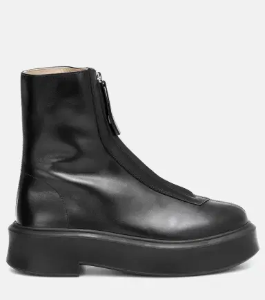 The Row Zipped 1 leather ankle boots | Thumbnail 5 The Row Zipped 1 leather ankle boots | Thumbnail 5
