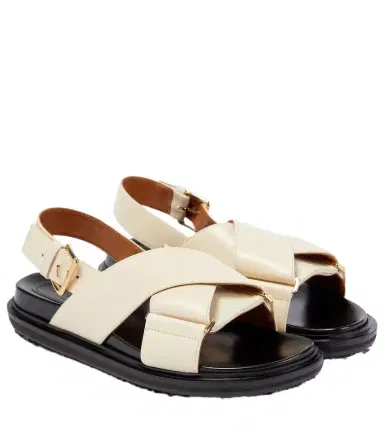 Marni Fussbett leather sandals | Thumbnail 1 Marni Fussbett leather sandals | Thumbnail 1