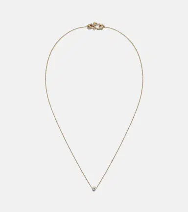 Sophie Bille Brahe Diamante Simple 18kt gold and diamond necklace | Thumbnail 1 Sophie Bille Brahe Diamante Simple 18kt gold and diamond necklace | Thumbnail 1