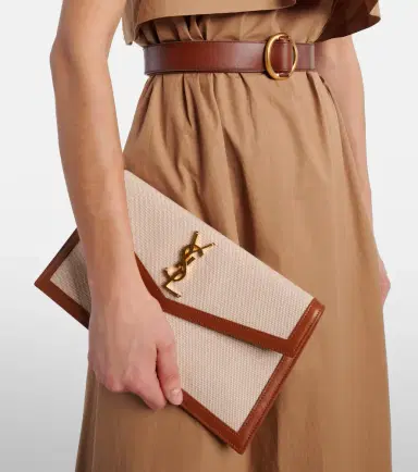 Saint Laurent Uptown canvas clutch | Thumbnail 4 Saint Laurent Uptown canvas clutch | Thumbnail 4