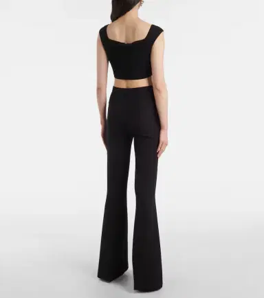 Safiyaa Halluana high-rise flared pants | Thumbnail 2 Safiyaa Halluana high-rise flared pants | Thumbnail 2
