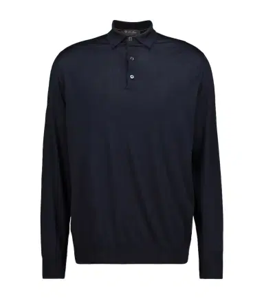 Loro Piana Ml long-sleeved wool polo shirt | Thumbnail 1 Loro Piana Ml long-sleeved wool polo shirt | Thumbnail 1