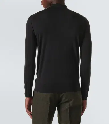Loro Piana Ml long-sleeved wool polo shirt | Thumbnail 3 Loro Piana Ml long-sleeved wool polo shirt | Thumbnail 3