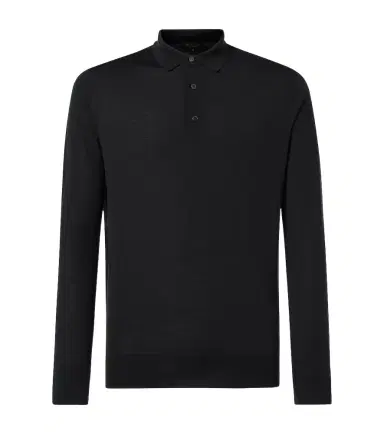 Loro Piana Ml long-sleeved wool polo shirt | Thumbnail 1 Loro Piana Ml long-sleeved wool polo shirt | Thumbnail 1