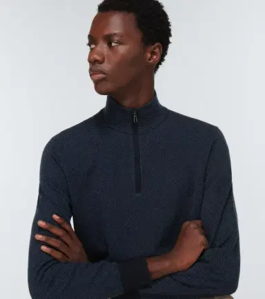Loro Piana Mezzocollo Roadster cashmere sweater | Thumbnail 4 Loro Piana Mezzocollo Roadster cashmere sweater | Thumbnail 4