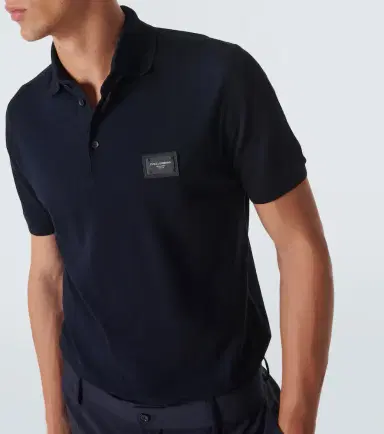 Dolce & Gabbana Plaque polo shirt | Thumbnail 2 Dolce & Gabbana Plaque polo shirt | Thumbnail 2