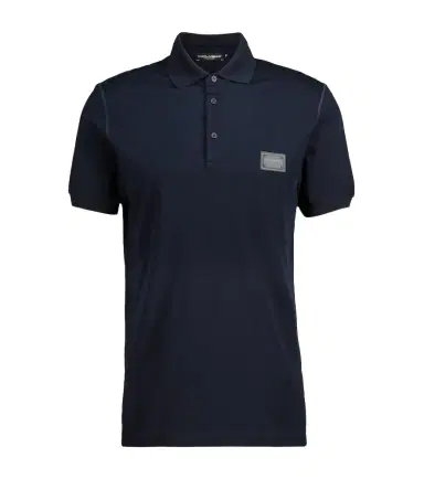 Dolce & Gabbana Plaque polo shirt | Thumbnail 1 Dolce & Gabbana Plaque polo shirt | Thumbnail 1