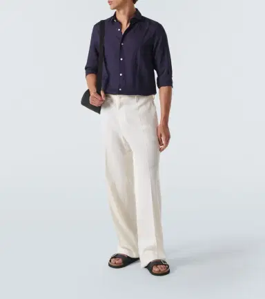 Frescobol Carioca Long-sleeved linen shirt | Thumbnail 4 Frescobol Carioca Long-sleeved linen shirt | Thumbnail 4