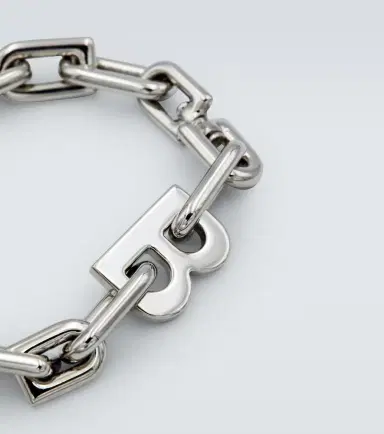 Balenciaga B Chain thin bracelet | Thumbnail 2 Balenciaga B Chain thin bracelet | Thumbnail 2